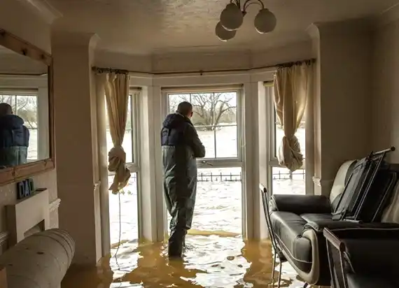 water damage restoration service Leroy